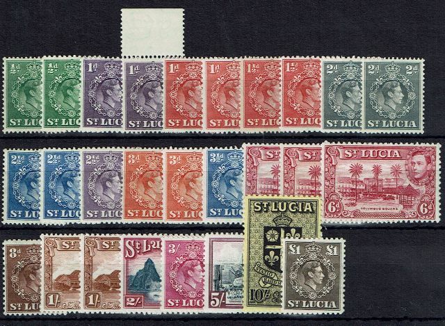 Image of St Lucia SG 128/41 UMM British Commonwealth Stamp